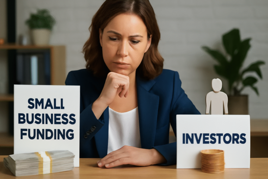 Small Business Funding vs. Investors: What’s Right for You?